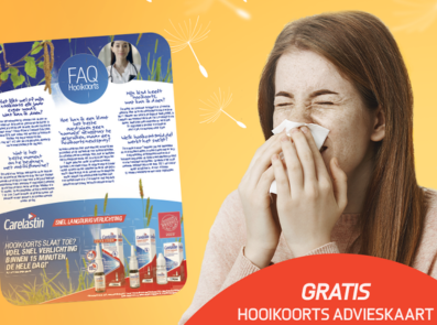 Je vraagt hier nu jouw hooikoorts advieskaart aan en ontvang deze geheel kosteloos.